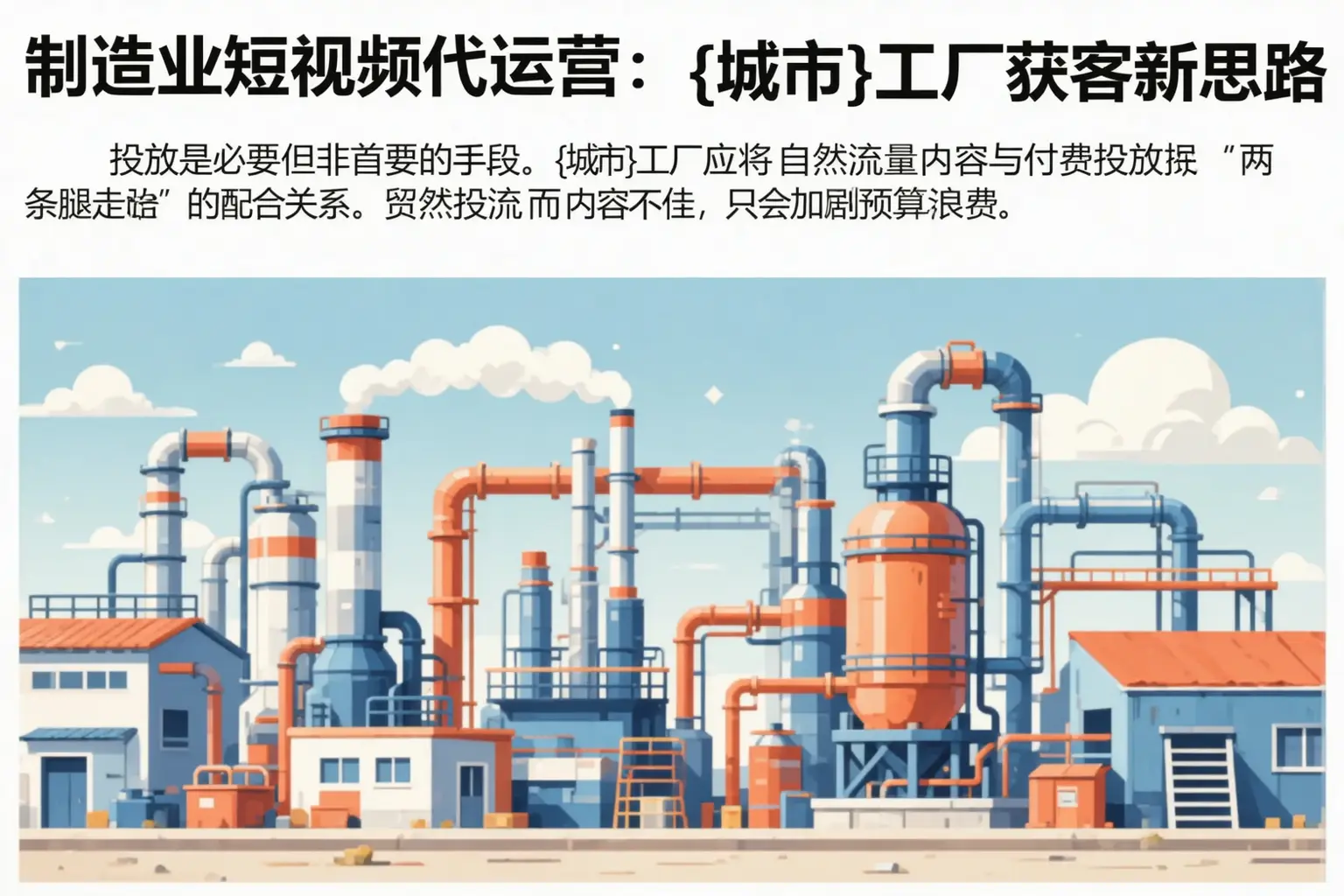制造业短视频代运营:洋县工厂获客新思路